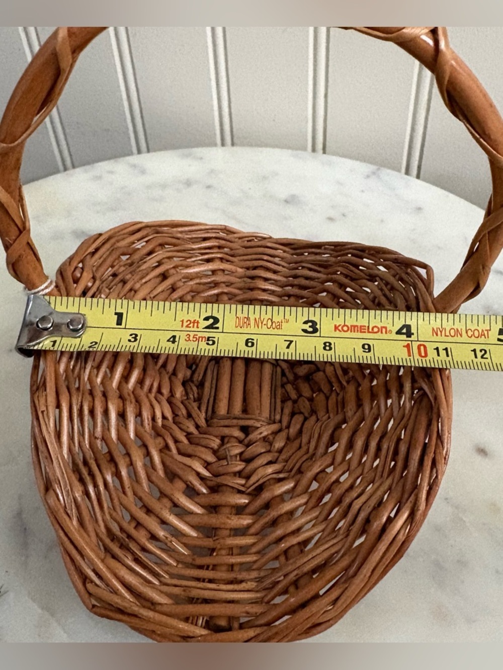 NEW Vintage Small Decorative Basket Cottagecore Farmhouse Country Traditional - Picture 11 of 12
